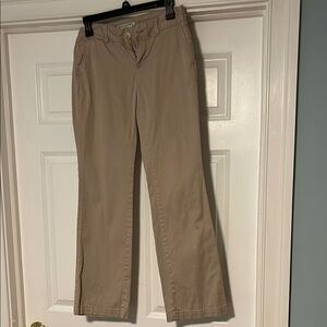 Banana Republic Tan Khaki Boot Cut Flare Pants